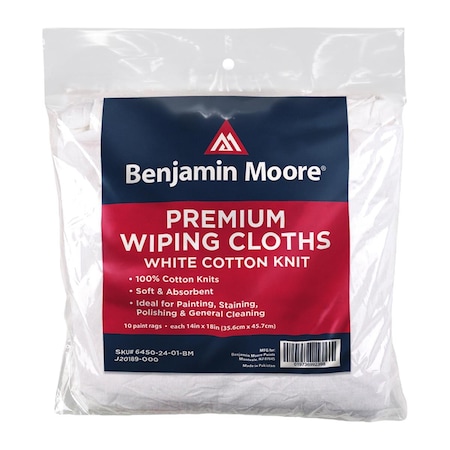 Defenseguard 14 x 18 in. Cotton Wiping Cloths, 240PK DE3306179